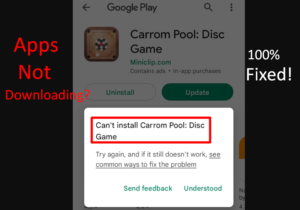 Apps Not Downloading from Play store