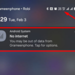 data connected but no internet