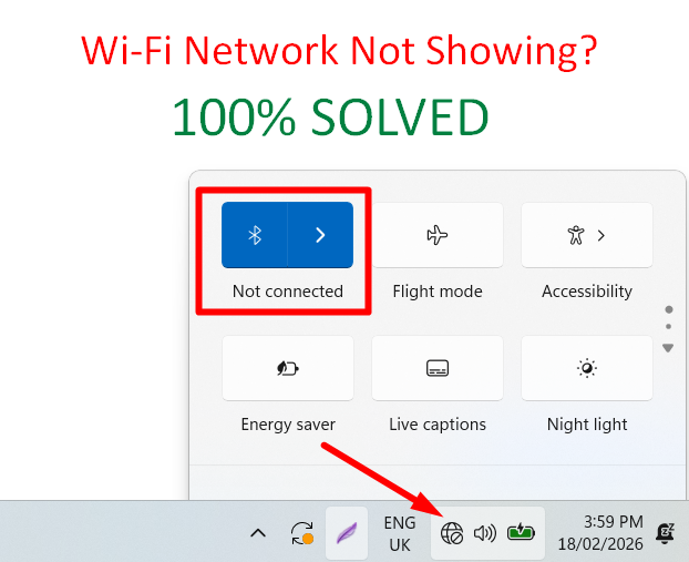 Not Showing Wi-Fi Networks