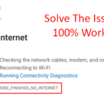 DNS Probe Finished No Internet