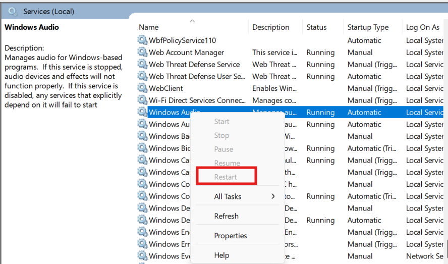 Windows Audio_ No sound