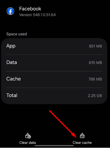 Clear App Cache